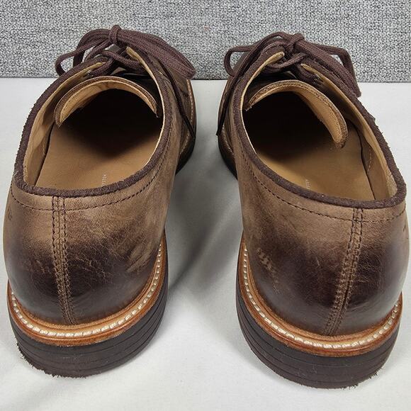 UGG TREADLITE BURNISHED LEATHER LACE‑UP CASUAL SHOES – BROWN – MEN’S SIZE 9 main image 7